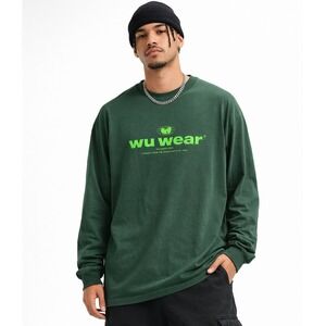 Vintage 90s Wu Wear Wu Tang Clan Long Sleeve Shirt Size XL